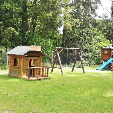 Woodorf Drewnem Uslane - Dom Z Jacuzzi Nad Rzeka Slupia Wsrod Pol I Lasow Z Grillowa, Ogniskiem I Placami Zabaw Dla Dzieci Ustka