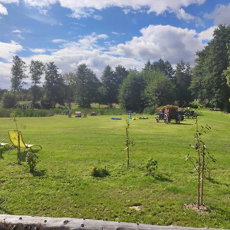 Woodorf Drewnem Uslane - Dom Z Jacuzzi Nad Rzeka Slupia Wsrod Pol I Lasow Z Grillowa, Ogniskiem I Placami Zabaw Dla Dzieci Vila Ustka