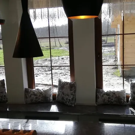 Woodorf Drewnem Uslane - Dom Z Jacuzzi Nad Rzeka Slupia Wsrod Pol I Lasow Z Grillowa, Ogniskiem I Placami Zabaw Dla Dzieci *