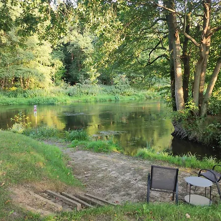 Woodorf Drewnem Uslane - Dom Z Jacuzzi Nad Rzeka Slupia Wsrod Pol I Lasow Z Grillowa, Ogniskiem I Placami Zabaw Dla Dzieci Vila