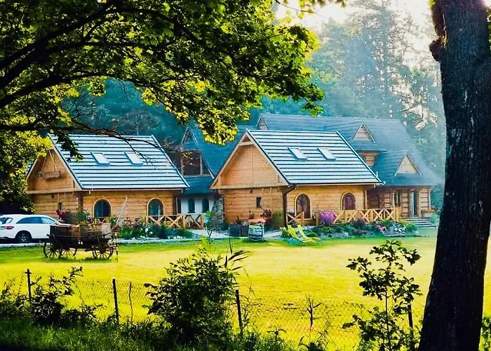 Villa Woodorf Drewnem Uslane - Dom Z Jacuzzi Nad Rzeka Slupia Wsrod Pol I Lasow Z Grillowa, Ogniskiem I Placami Zabaw Dla Dzieci *