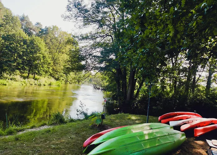 Woodorf Drewnem Uslane - Dom Z Jacuzzi Nad Rzeka Slupia Wsrod Pol I Lasow Z Grillowa, Ogniskiem I Placami Zabaw Dla Dzieci * Ustka