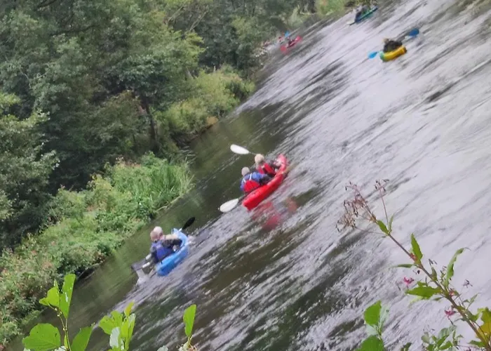 Woodorf Drewnem Uslane - Dom Z Jacuzzi Nad Rzeka Slupia Wsrod Pol I Lasow Z Grillowa, Ogniskiem I Placami Zabaw Dla Dzieci * Ustka