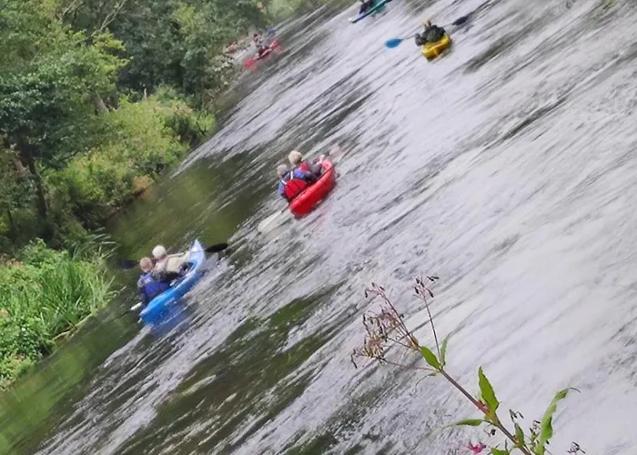 Woodorf Drewnem Uslane - Dom Z Jacuzzi Nad Rzeka Slupia Wsrod Pol I Lasow Z Grillowa, Ogniskiem I Placami Zabaw Dla Dzieci Villa