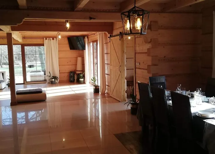 Woodorf Drewnem Uslane - Dom Z Jacuzzi Nad Rzeka Slupia Wsrod Pol I Lasow Z Grillowa, Ogniskiem I Placami Zabaw Dla Dzieci *