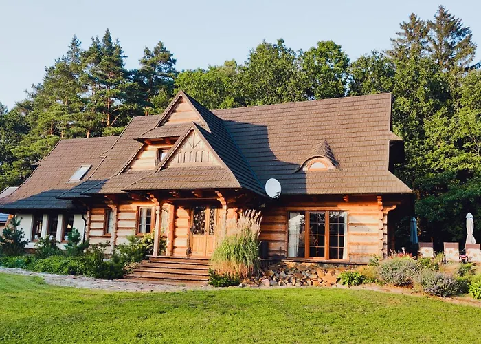 Villa Woodorf Drewnem Uslane - Dom Z Jacuzzi Nad Rzeka Slupia Wsrod Pol I Lasow Z Grillowa, Ogniskiem I Placami Zabaw Dla Dzieci